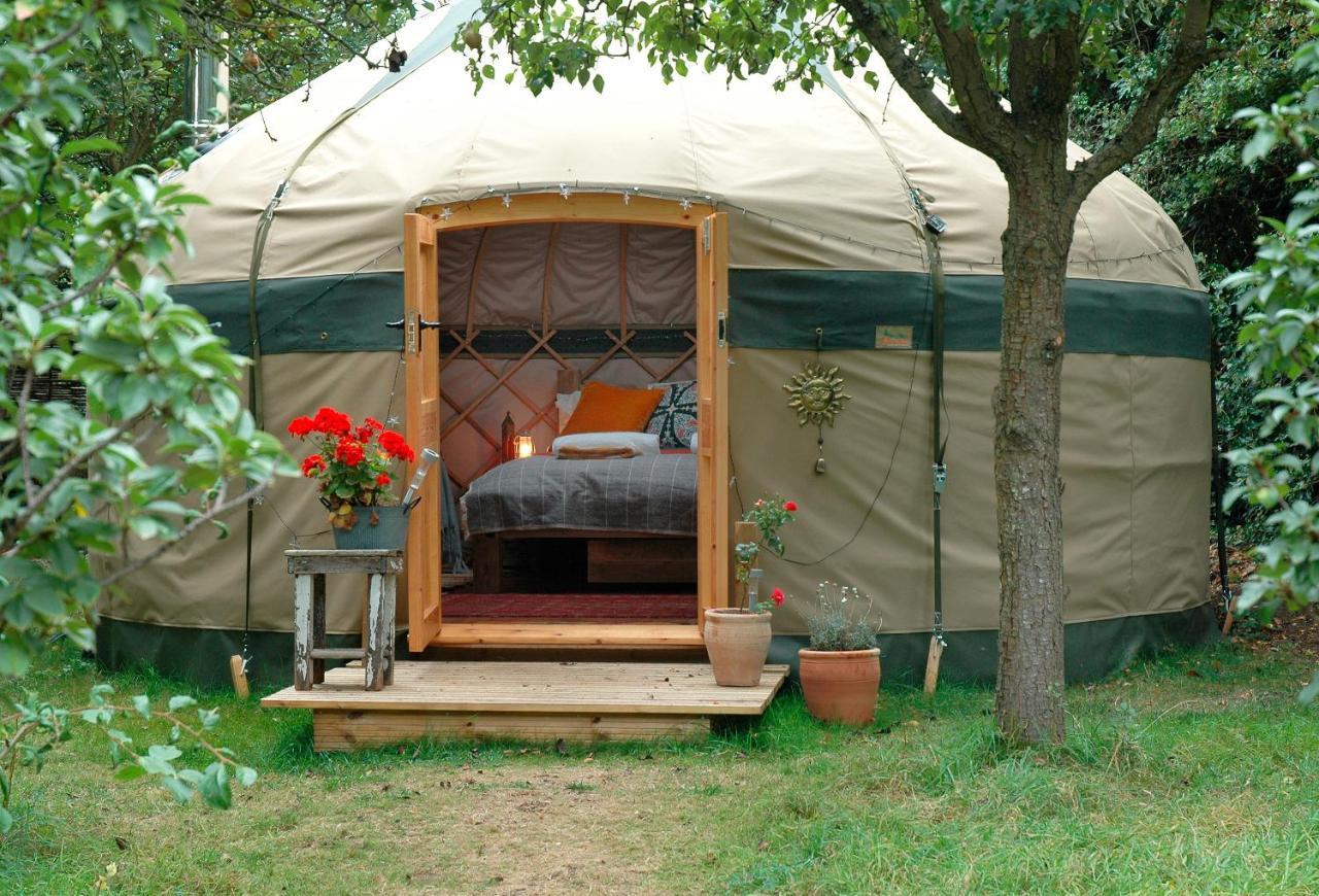 Stamford Meadows Glamping With Private Hot Tubs Hotell Exteriör bild
